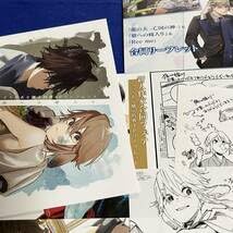 【初版】*新品*犬居葉菜*狼への嫁入り 1巻*ペーパー×3種+リーフレット×3種 犬居葉菜 『狼への嫁入り～異種婚姻譚～』 色紙 練【BLグッズ